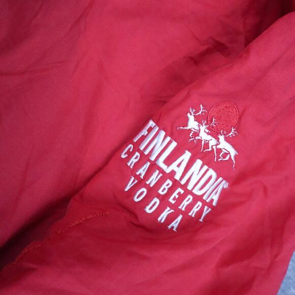 VTG Helly Hanson Fleece Lined XL Red Long Sleeve Full Zip Nylon Jacket - Picture 7 of 13